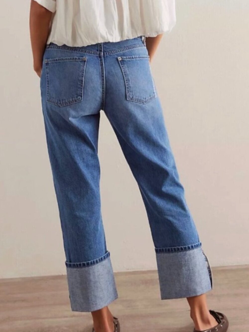 NWT We The Free Slim Shade Selvedge Jeans Boho Cotton Size 25 $148 - Picture 5 of 15